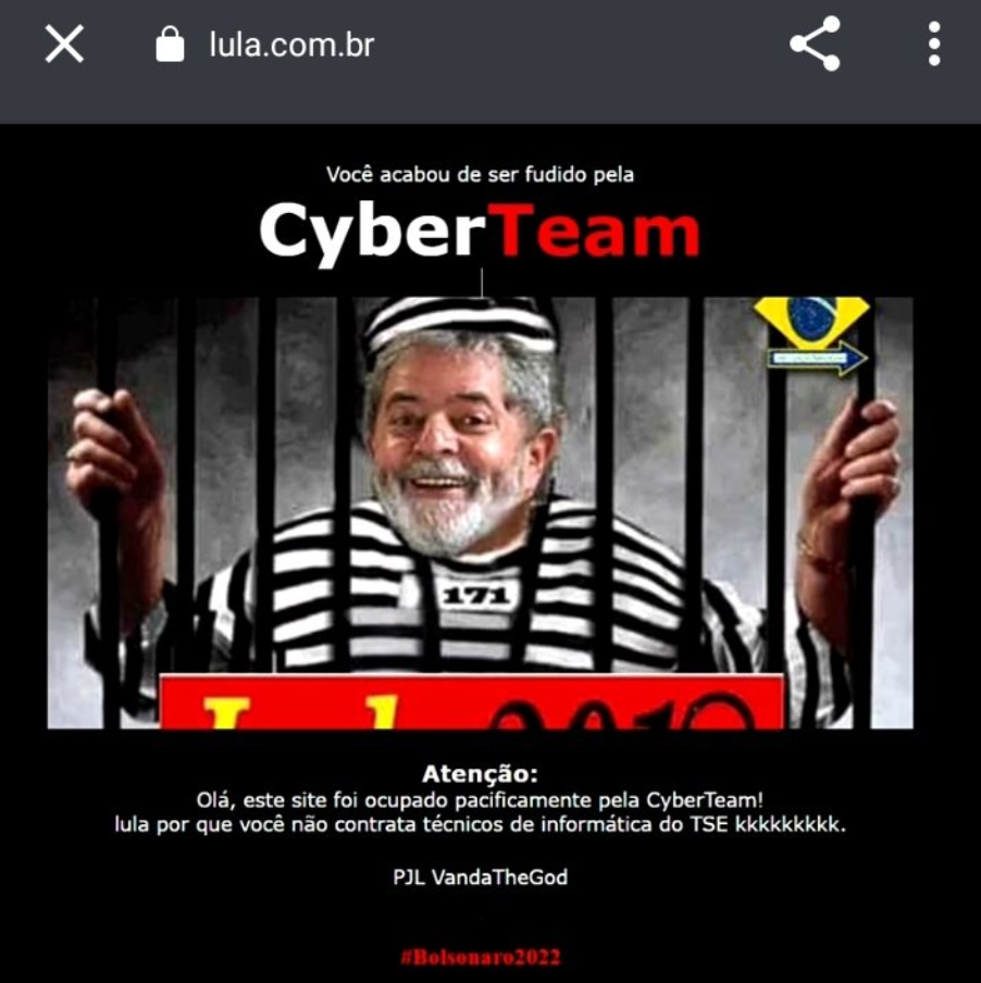 Deface Lula